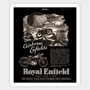 Royal Enfield WDRE Retro Vintage Motorcycle WW2 Magnet